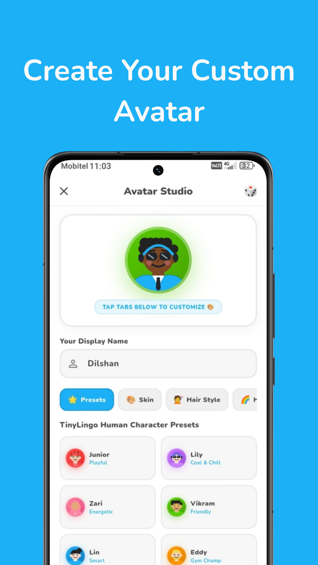 Create Your Custom Avatar
