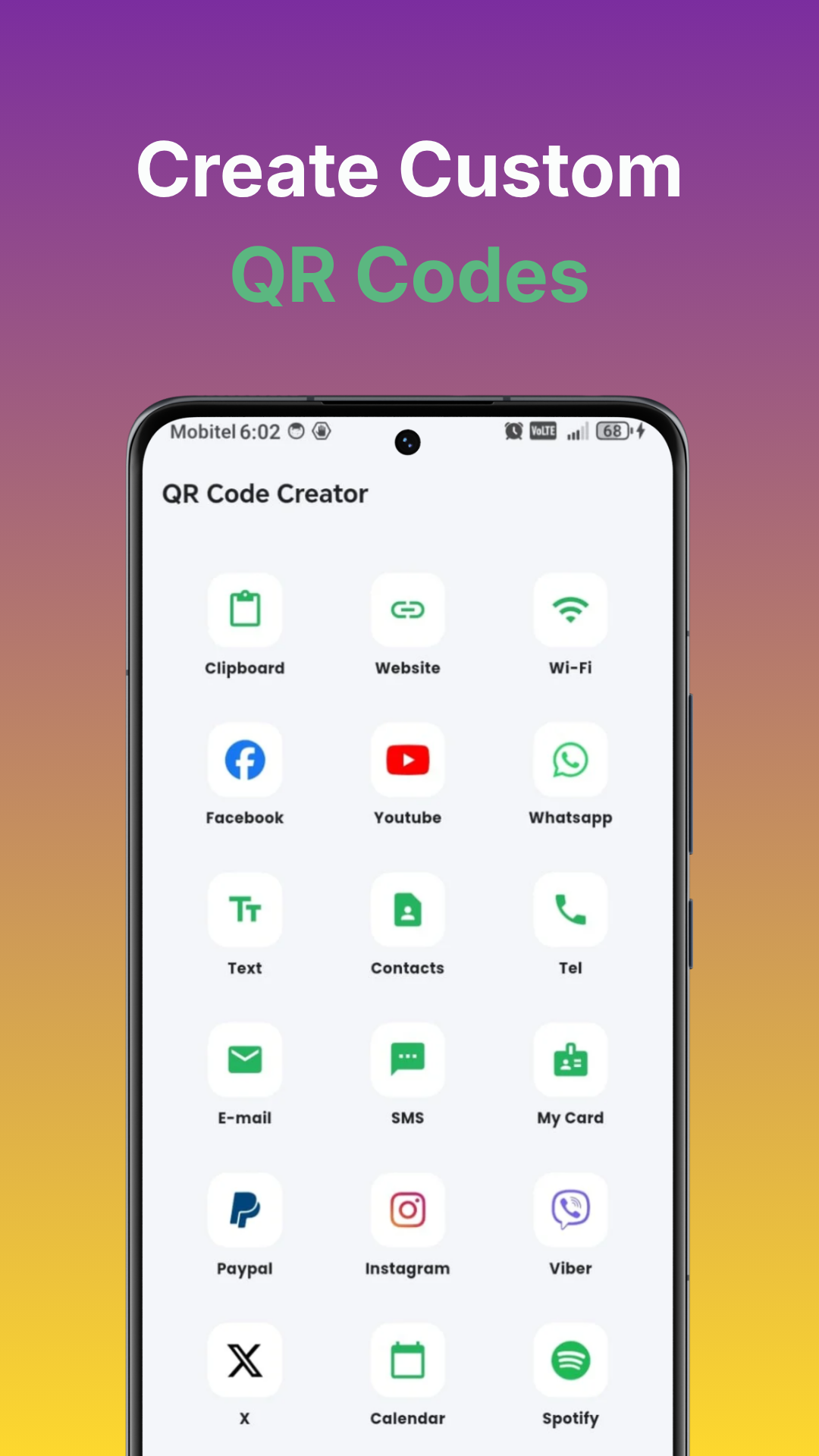 Create Custom QR Codes