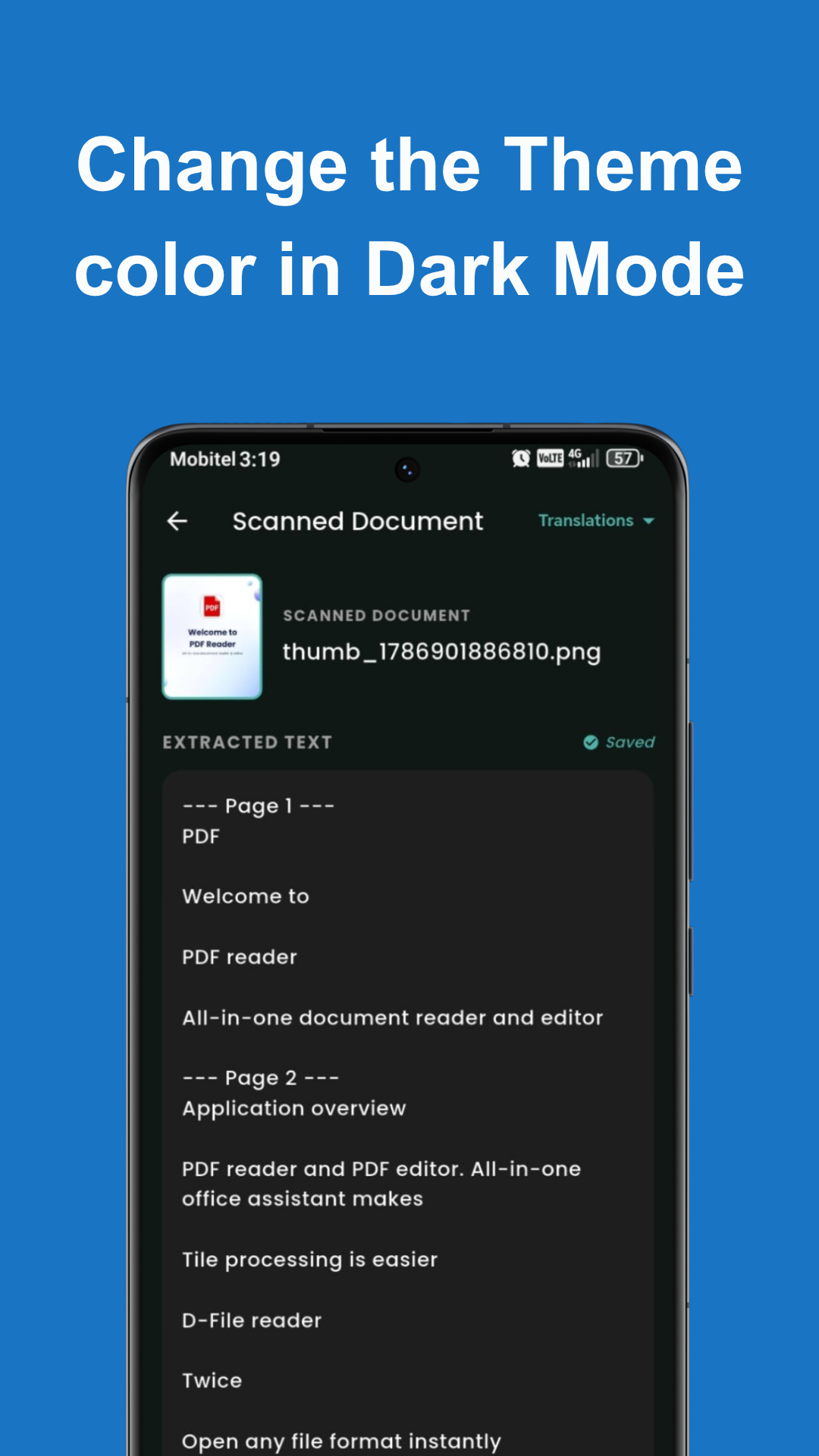 Dark Mode & Theme Colors