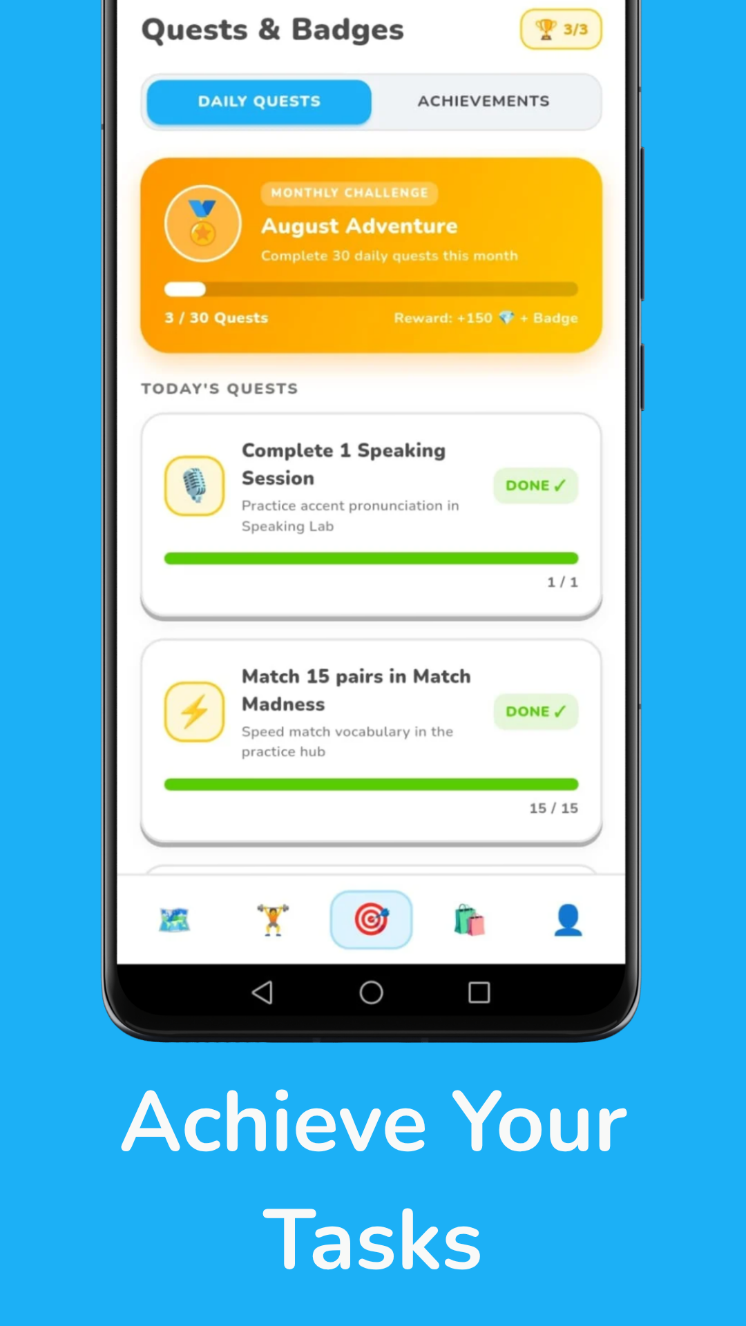 Quests & Achievements