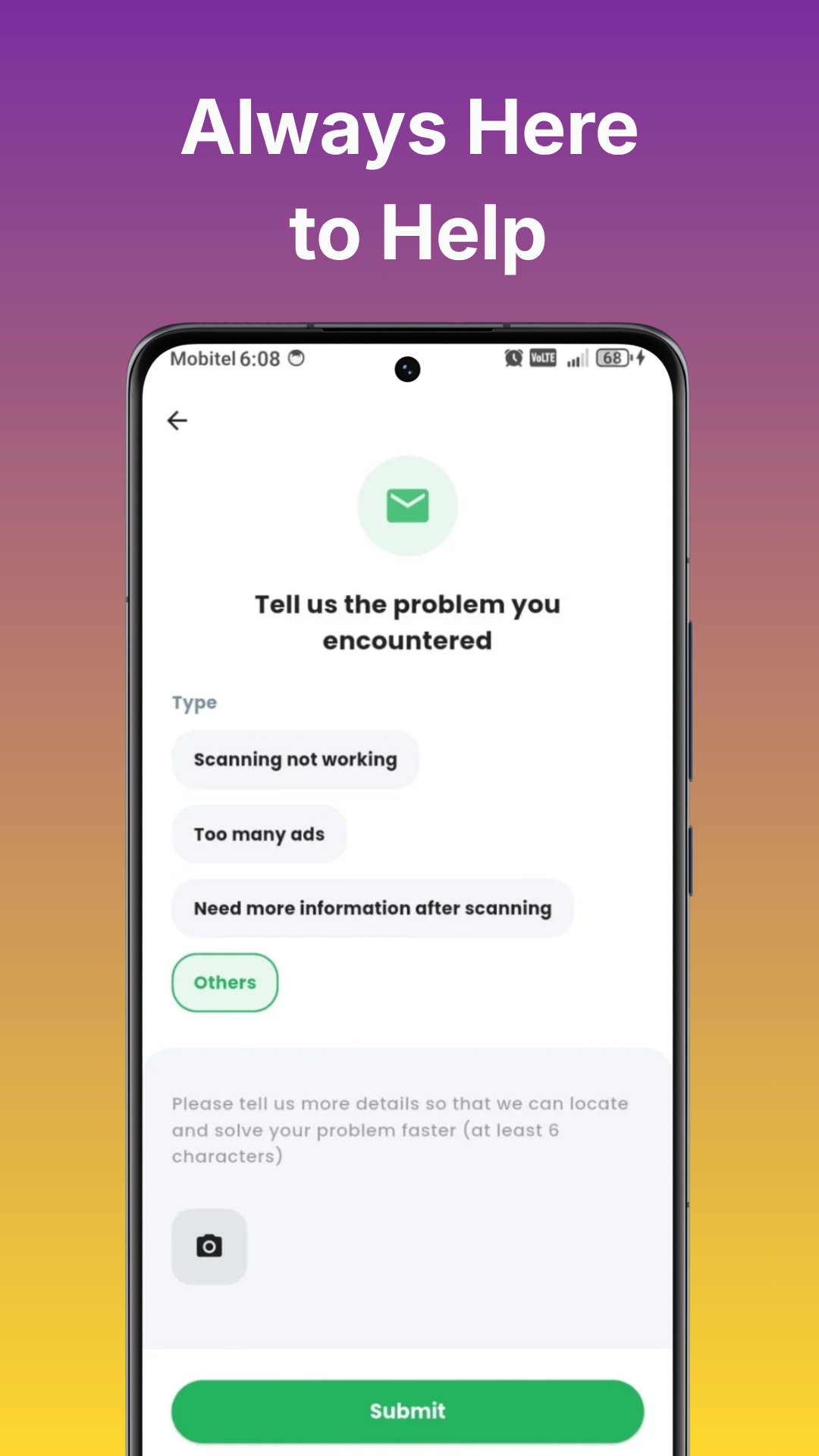 In-App Help & Feedback