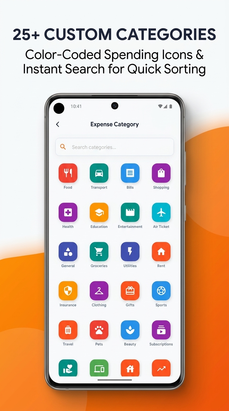 Custom Categories & Icons
