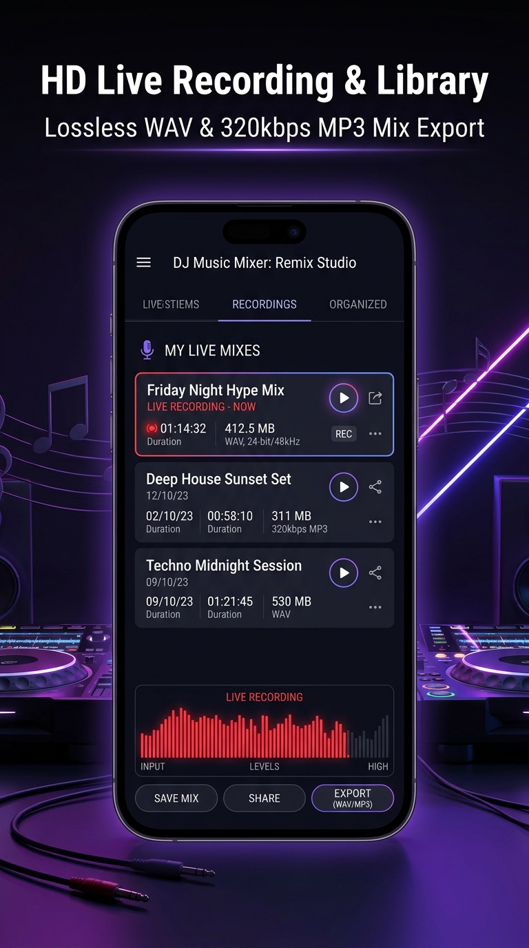 HD Live Recording and Library